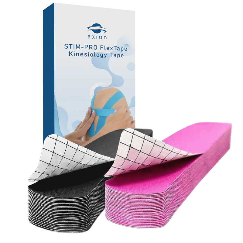 axion-stim-pro-kinesiologie-tape-50-streifen-25x5-cm-blau-beige image 3
