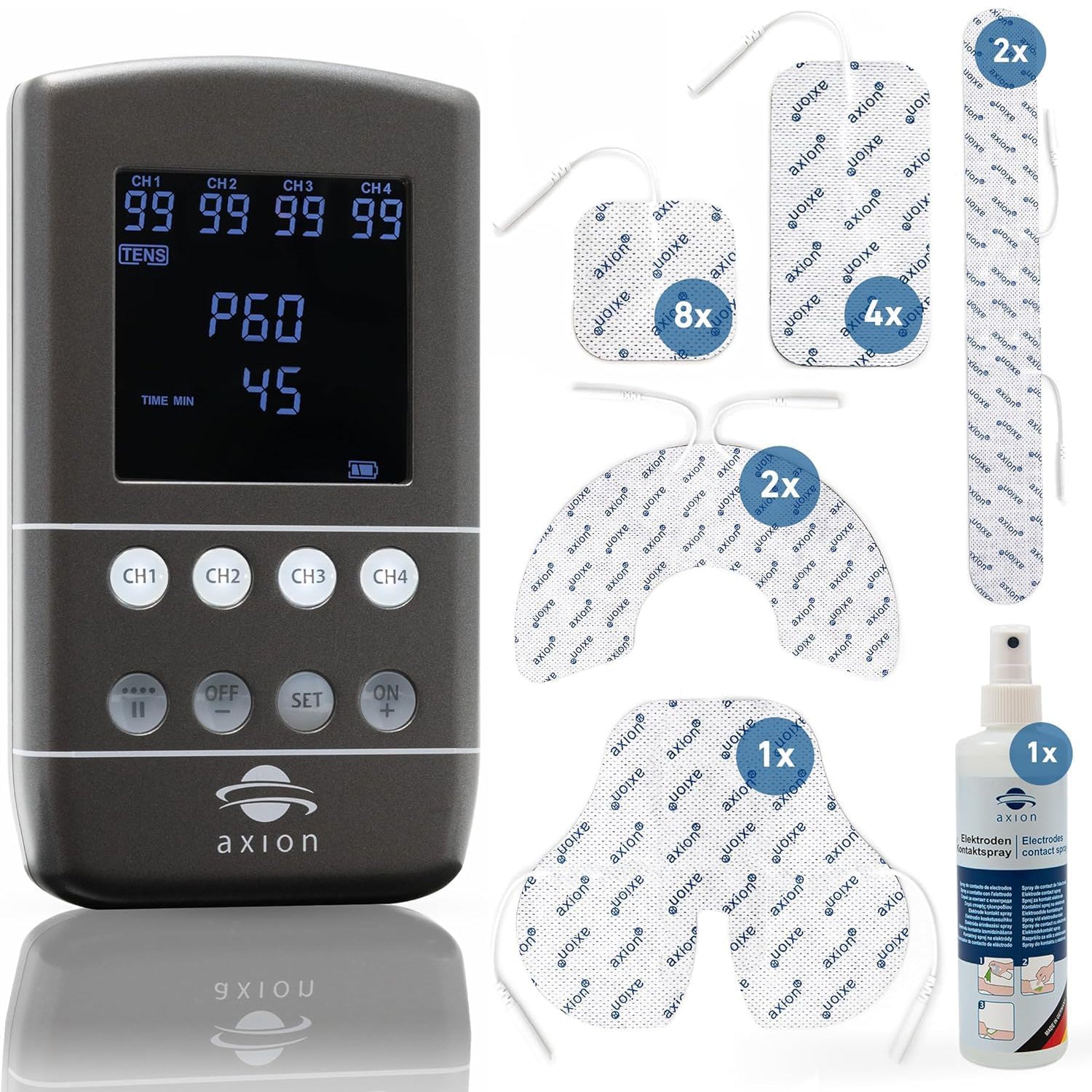 axion-stim-pro-x9b-tens-ems-kombiger-t-kombi-set-4-kanal image 1
