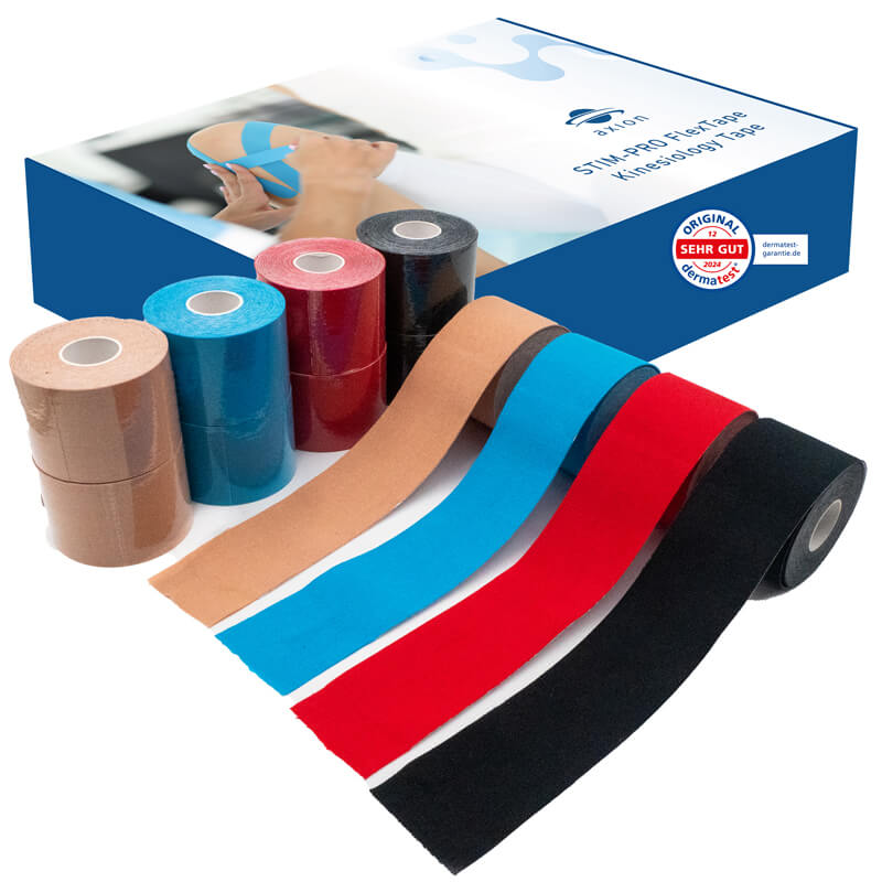 axion-stim-pro-kinesiologie-tape-5cm-x-5m-uncut-12-rollen-4-farben image 1