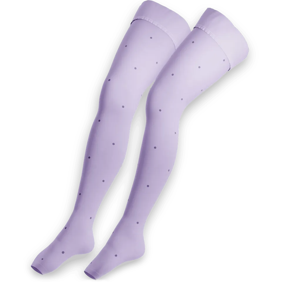 venen-engel-kompressionsstr-mpfe-schenkelstr-mpfe-blossom-lavender image 1