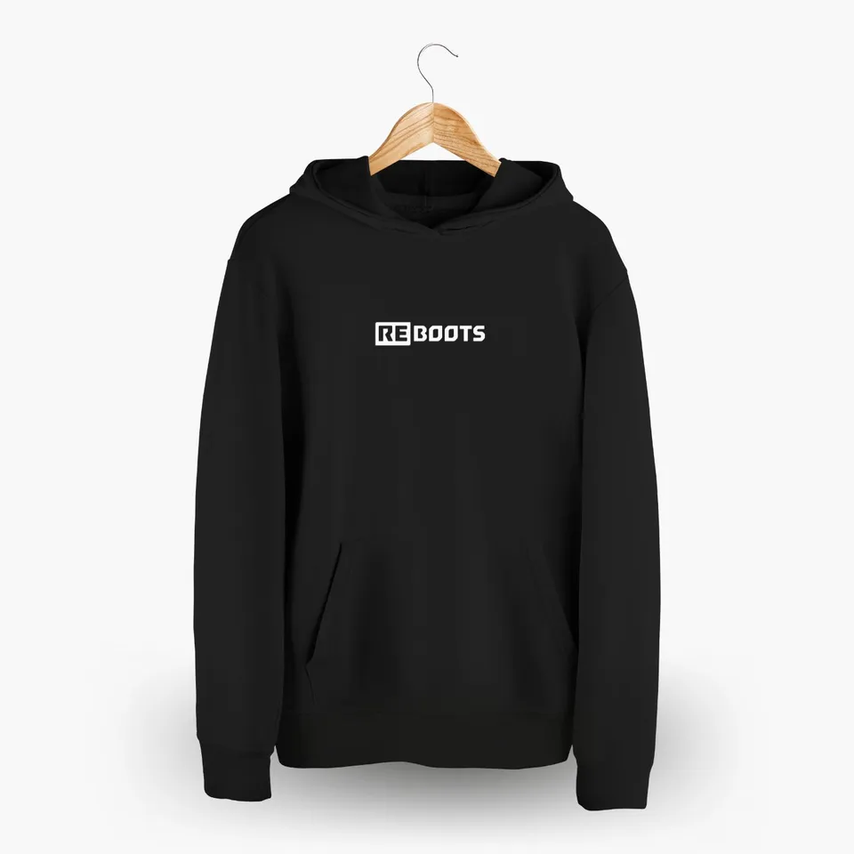 reboots-hoodie-unisex-kapuzenpullover-baumwolle-gr-m image 1