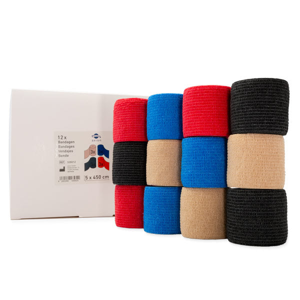 axion-stim-pro-haftbandage-5-cm-12-rollen-mix-set-4-farben image 1