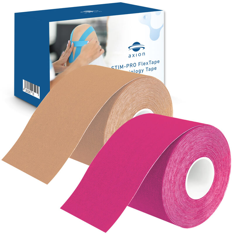 axion-stim-pro-kinesiologie-tape-5cm-uncut-2-rollen-schwarz-blau image 3