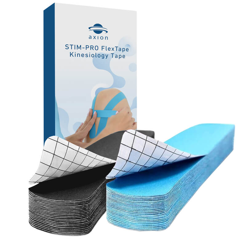 axion-stim-pro-kinesiologie-tape-50-streifen-25x5-cm-blau-beige image 4